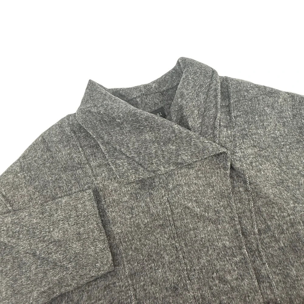 ZARA Hand Made Grey Wool Coat Jacket Cape Wool Jacket Coat Size Small